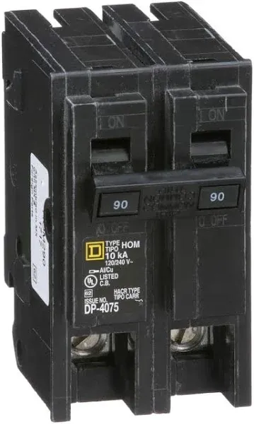 Square D Homeline 90 Amps Circuit Breaker HOM290CP