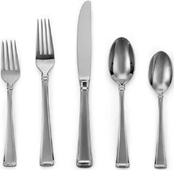 Gorham Stainless Flatware COLUMN FROSTED -  5pc Place Setting  / NO