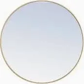 Always Home International Jill Zarin 36' Elegant Round Wall Mirror