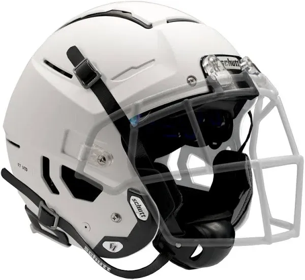 Schutt F7 VTD Adult Football Helmet, White / XL+