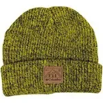 Columbia Youth Whirlibird Cuffed Beanie, Laser Lemon/Black Marled