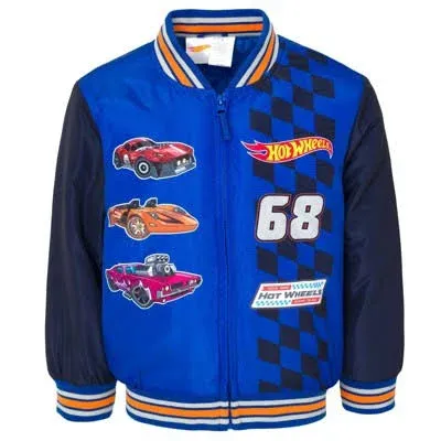 Hot Wheels Zip Up Varsity Bomber Jacket