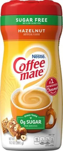 Coffee Mate Sugar Free Hazelnut Creamer