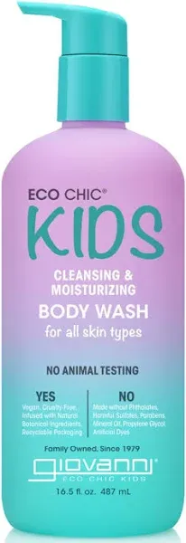 Giovanni Eco Chic Kids Cleansing & Moisturizing Body Wash