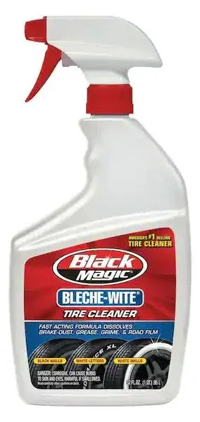 Black Magic 800002222 Bleche-Wite Tire Cleaner, 1 Gallon