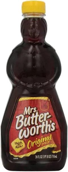 Mrs. Butterworth&#039;s Sugar Free Thick and Rich Pancake Syrup, 24 FL oz Bottle