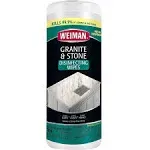 Weiman Granite & Stone Spring Garden Scent Disinfecting Wipes (6.1 oz)