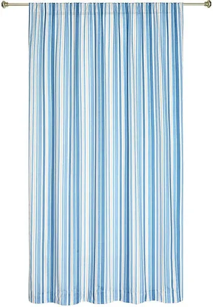 Lakeside Coastal Stripe Window Panels