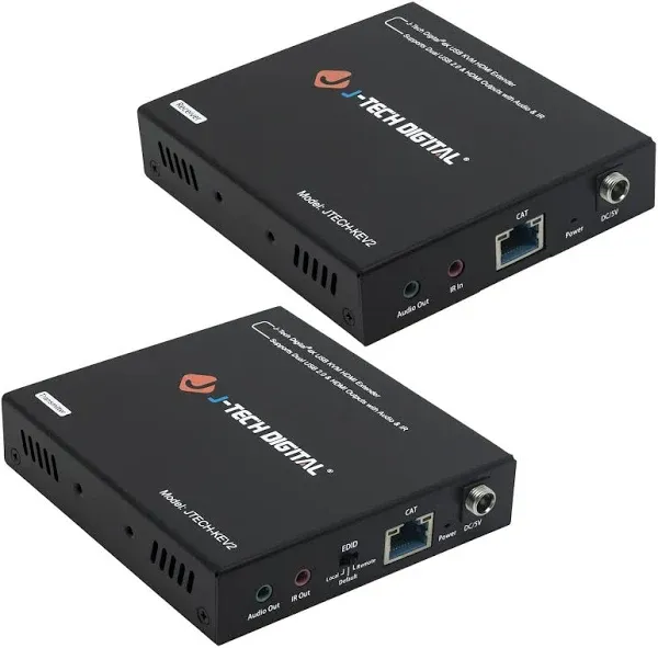 J-Tech Digital 4K USB KVM HDMI Extender