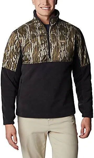 Columbia Realtree Edge PHG Fleece Overlay 1/4 Zip Performance Jacket