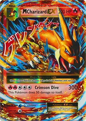 Pokémon TCG Mega-Charizard<wbr/>-EX Evolutions 13/108 Holo Holo Rare EX