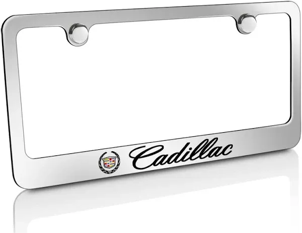 Cadillac Logo License Frame