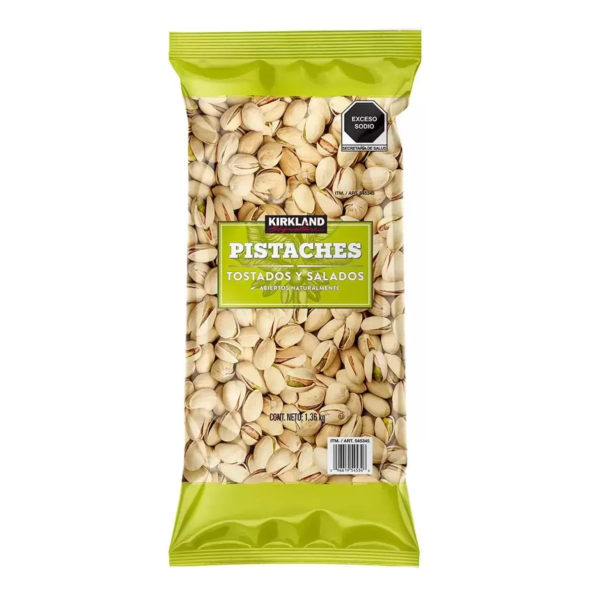 Kirkland Signature California In-Shell Pistachios, Roasted & Salted, 3 lbs