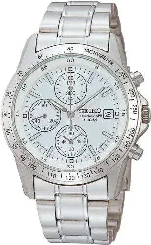 Seiko SND363PC Chronograph Silver Men's Watch From Japan New