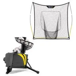 SKLZ Catapult Soft Toss Pitching Machine and Quickster Vault Net Bundle - Improve Your Batting and Fielding Skills with This Comprehensive Training Kit