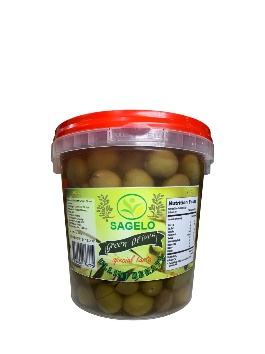 Al Dayaa - Green Olives, 2.20 lb (1000g)