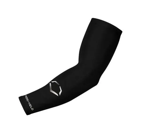 Evoshield Adult Solid Compression Arm Sleeve Black