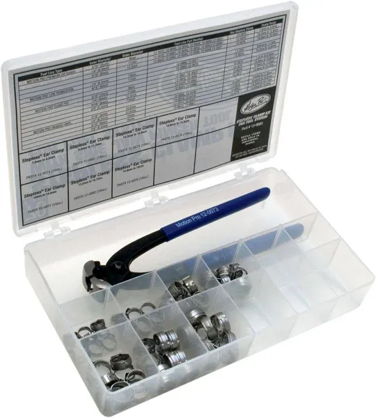 Motion Pro 12-0083 Stepless Clamp Fuel Line Fittings Kit