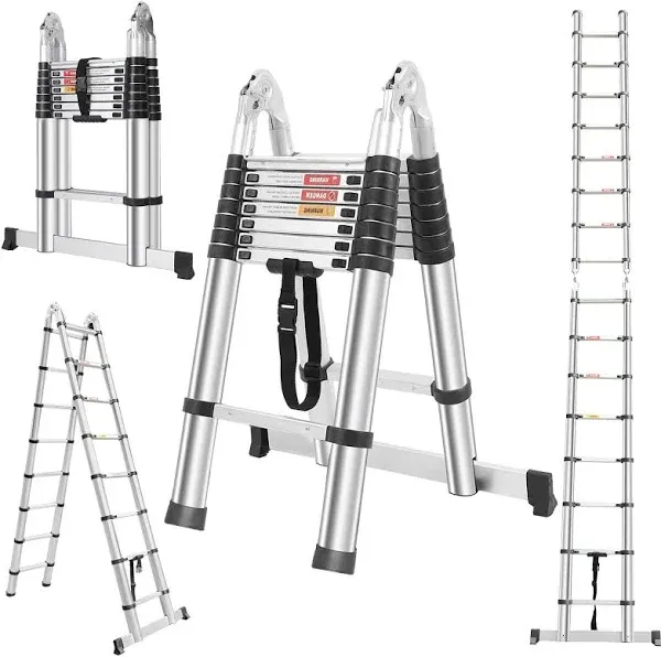 DEZEX Telescoping A Frame Ladder