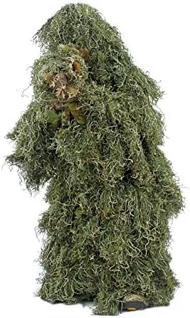 Ghillie Suit for Men Gilly Suit For Hunting Halloween Costume Airsoft Paintba...