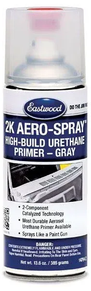 2K Aerospray High Build Urethane Primer Black