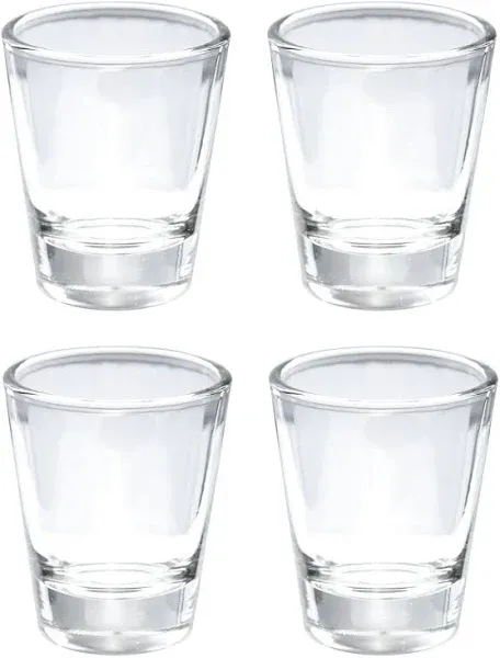 BCnmviku 1.5 oz Shot Glasses Sets with Heavy Base