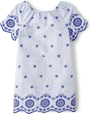 Gymboree Girls' Short Sleeve Casual Spring Dress