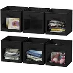 SpaceAid 6 Pac Fabric Storage Cubes