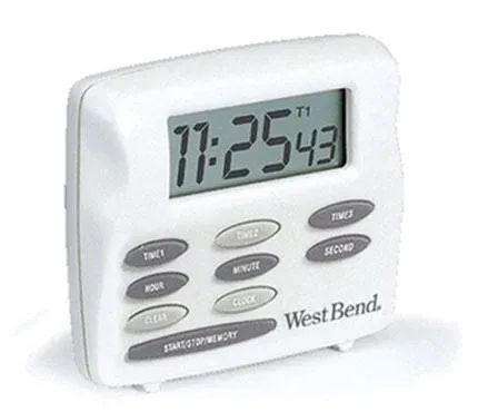 West Bend Kitchen Triple Timer 40053