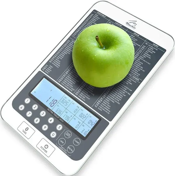 Nutratrack Mackie Food and Nutrition Scale Mini - SDA Nutritional Calculator