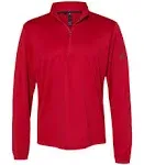 Adidas A401 - Lightweight Quarter-Zip Pullover Power Red M