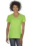 Gildan G500VL - Ladies Heavy Cotton V-Neck T-Shirt Lime - XL