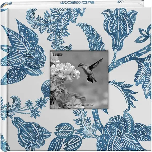 Floral Indigo Designer Photo Album