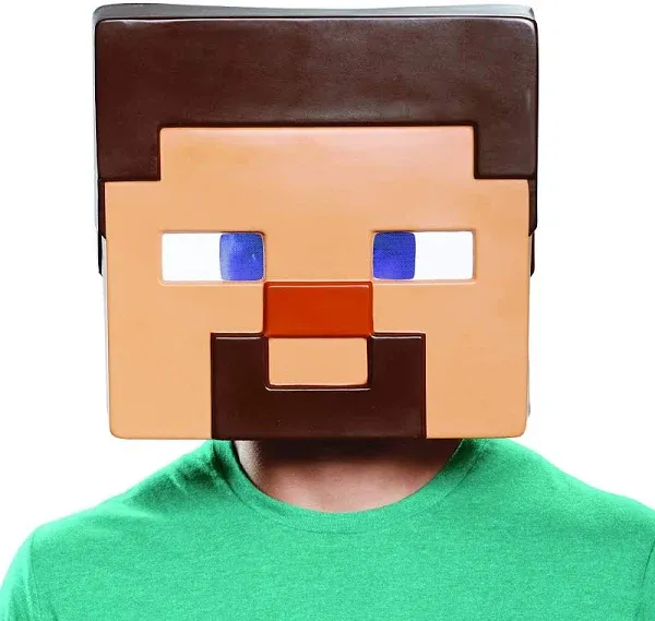 Disguise Men's Minecraft Steve Adult Mask