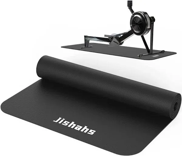 Universal Indoor Rowing Machine Mat- 8.5 X 2.3 FT Exercise Equipment Mat for Con