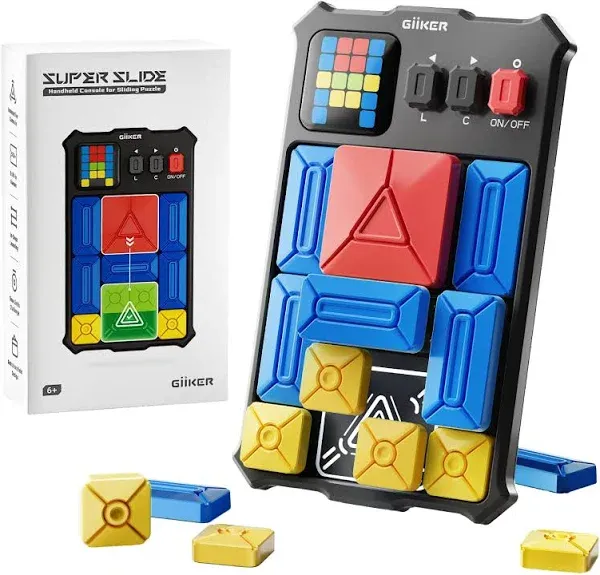 GiiKER Super Slide Puzzle Games Original 500+ Challenges Brain Teaser Puzzle