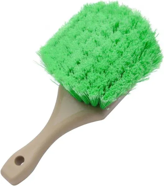 Nanoskin Pro-Grade 8.5&#034; Car Detailing Brush - Durable Green Polystyrene Flagg...