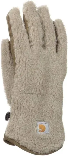 Carhartt Women&#039;s Insulated Sherpa Gloves, Desert Sand, Small