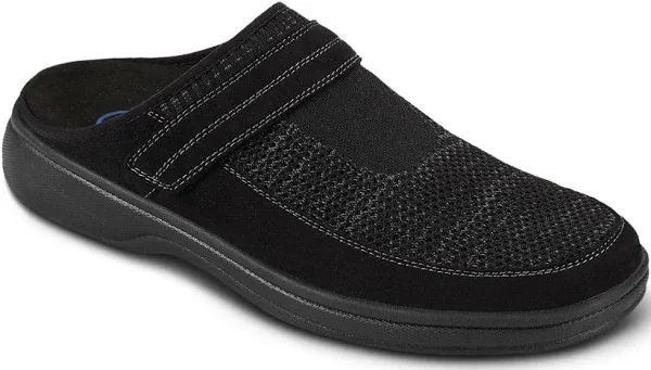 Orthofeet Men's Orthopedic Stretch Knit Hudson Slippers