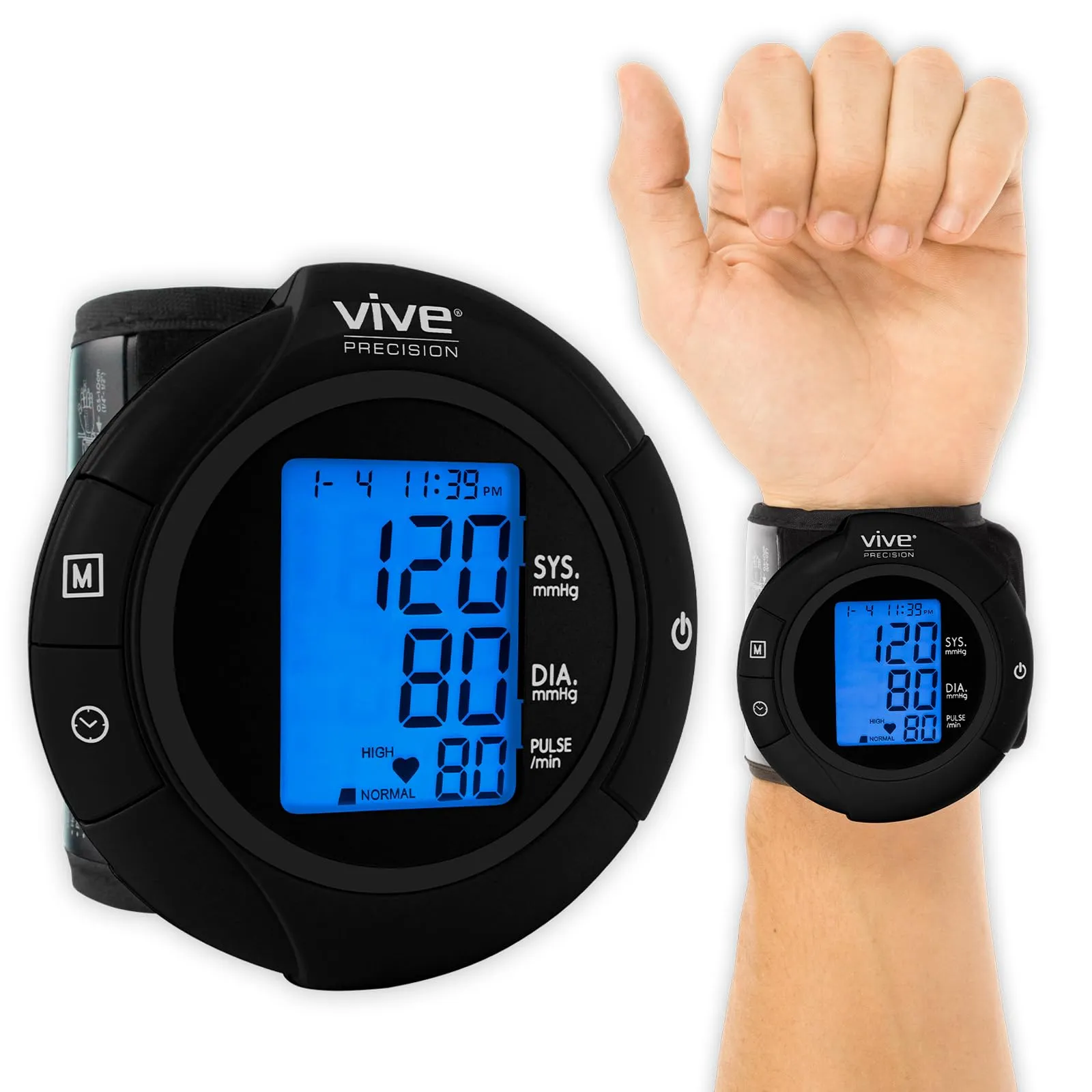 Vive Precision Wrist Blood Pressure Monitor