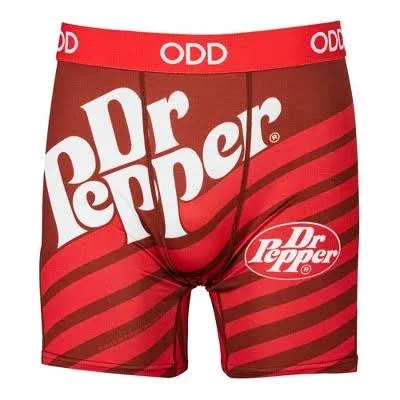 Odd Sox, Fun Boxer Briefs for Men, Crush, Dr. Pepper, 7 Up Soda Bold Logo Prints