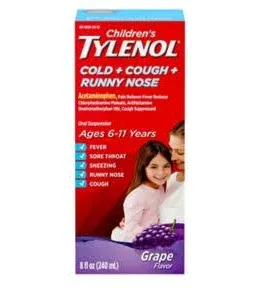 Children's Tylenol Cold + Cough + Runny Nose