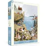 New York Puzzle Company - Loré Pemberton Sea Cottage - 1000 Piece Jigsaw Puzzle for Adults by Loré Pemberton