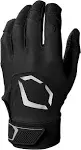 EvoShield Adult Standout Batting Gloves Black Medium