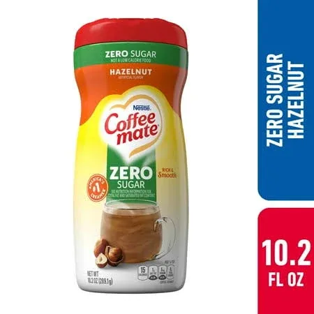 Coffee-Mate Sugar Free Hazelnut Powder Creamer