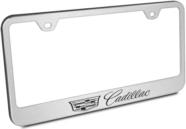 Cadillac Logo License Frame