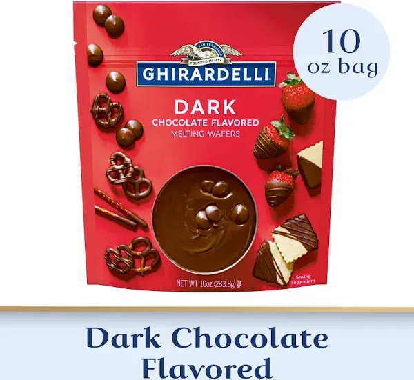 Ghirardelli Dark Chocolate Melting Wafers