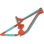 RideWrap Covered Dual Suspension MTB Frame Protection Kit - Gloss