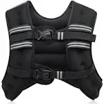 ZELUS Weighted Vest, 6Lb/8Lb/12Lb/1<wbr/>6Lb/20Lb/25Lb/<wbr/>30Lb Weight Vest with Reflectiv