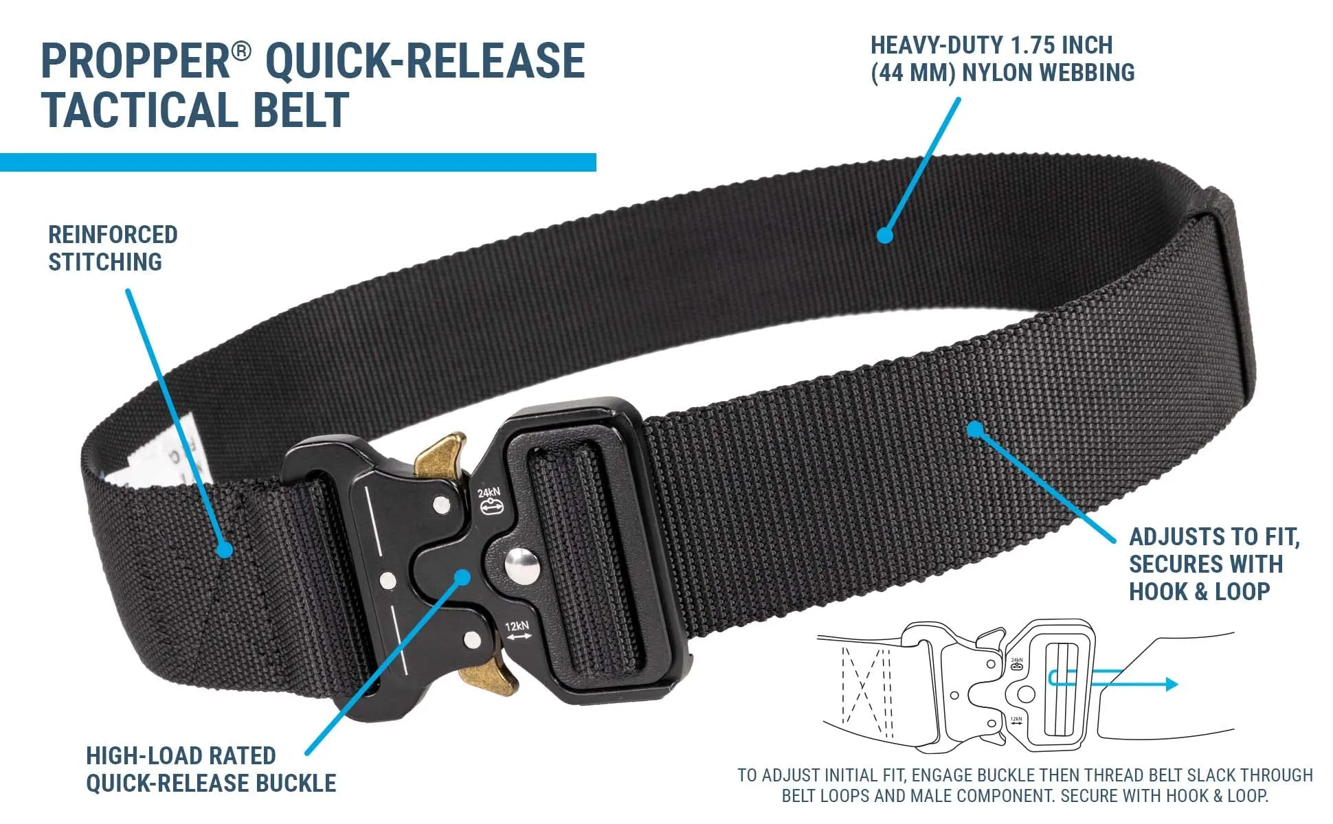 Propper Quick Release Nylon Tactical Belt